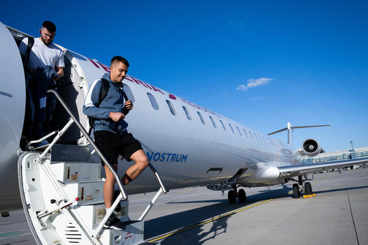 Jonas Knudsen arrives in Berlin