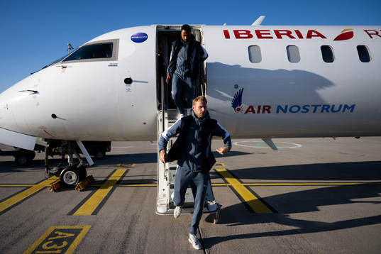 Ola Toivonen and Isaac Kiese Thelin arrives in Berlin