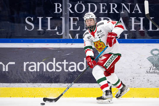 Moras Michael Brandsegg-Nygård  ishockeymatchen i
