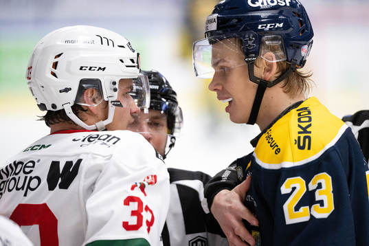 Moras Olle Strandell och Södertäljes Albert Sjöberg