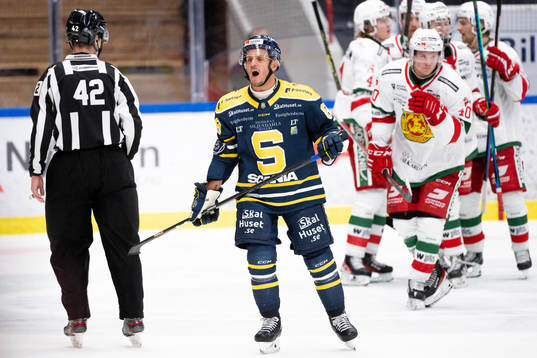 Södertäljes Anthony Luciani deppar