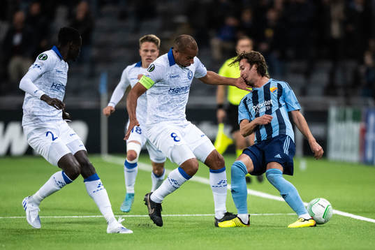 Joseph Okumu and Vadis Odjidja-Ofoe of Gent and Gustav