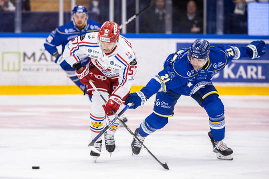 Timrås Anton Wedin och Leksands John Quenneville
