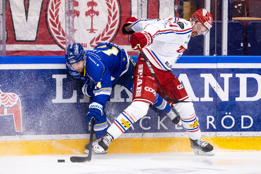 Leksands Oskar Lang och Timrås Tim Erixon