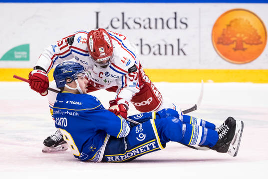 Timrås Anton Lander och Leksands Matt Caito