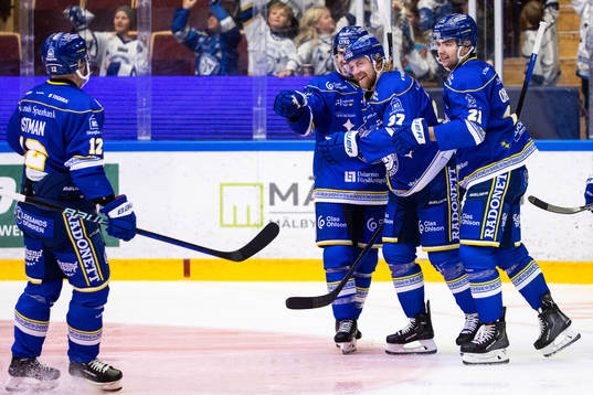 Leksands Anton Lindholm jublar