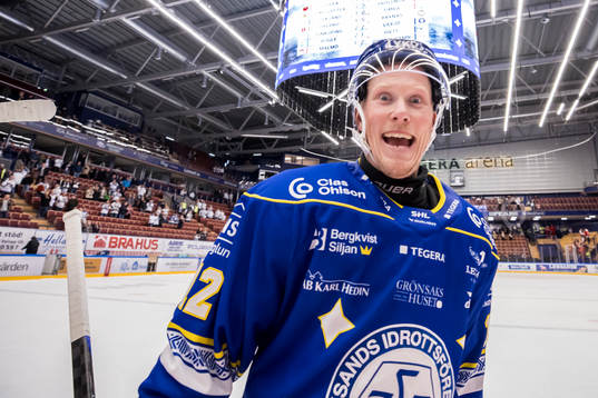 Leksands Kalle Östman jubel