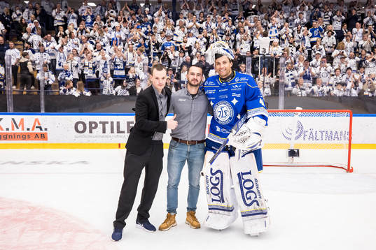 Leksands målvakt Mantas Armalis utsedd till matchens lirare