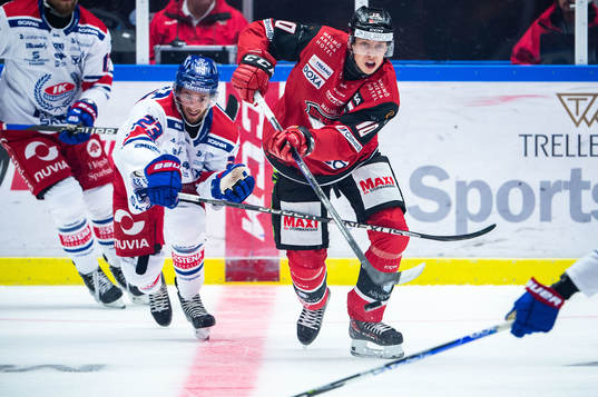 Malmö Redhawks William Von Barnekow och Oskarshamns Blaine
