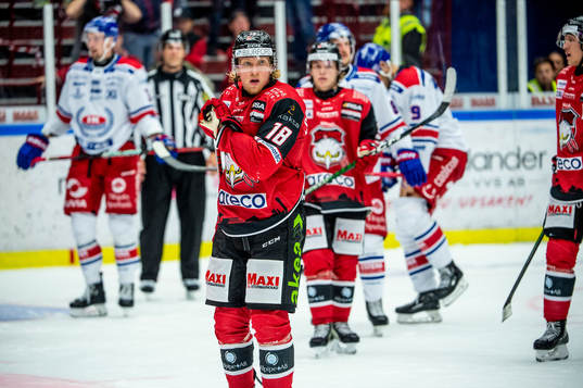 Malmö Redhawks Marcus Sylvegård deppar