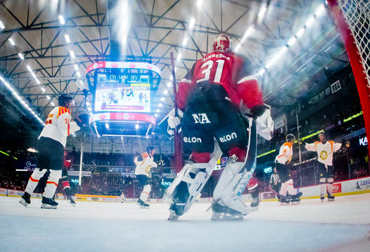 Jubel vid 1-4 målet