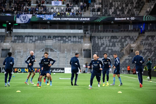 Hjalmar Ekdal and Magnus Eriksson of Djurgården