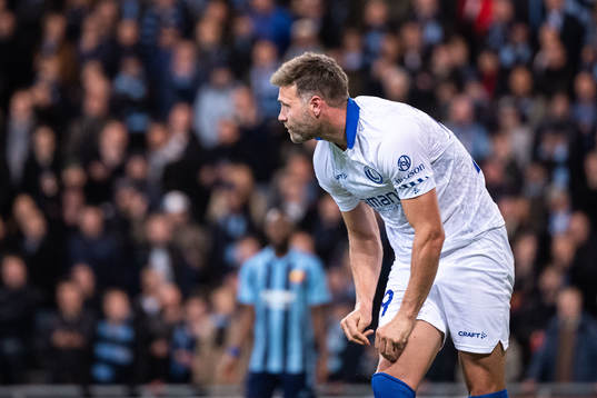Laurent Depoitre of Gent celebrates
