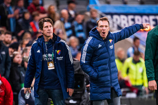 Head coach Thomas Lagerlöf and Head coach Kim Bergstrand