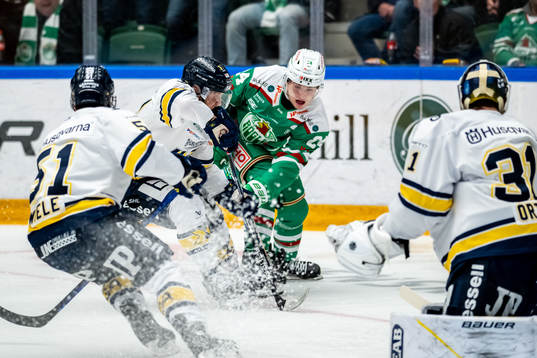 HV71s Chad Billins och Rögles Marco Kasper