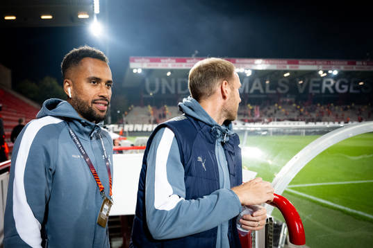 Isaac Kiese Thelin and Ola Toivonen of Malmö FF