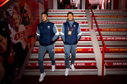 Martin Olsson and Romain Gall of Malmö FF