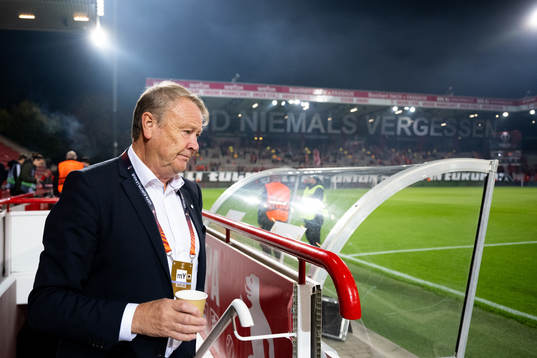 Head coach Åge Hareide of Malmö FF