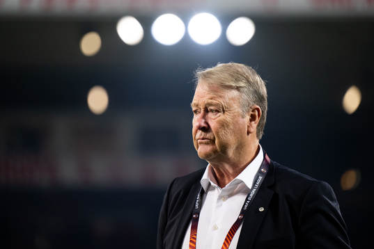 Head coach Åge Hareide of Malmö FF