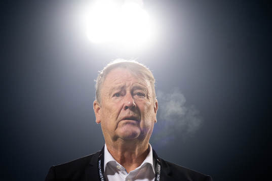 Head coach Åge Hareide of Malmö FF