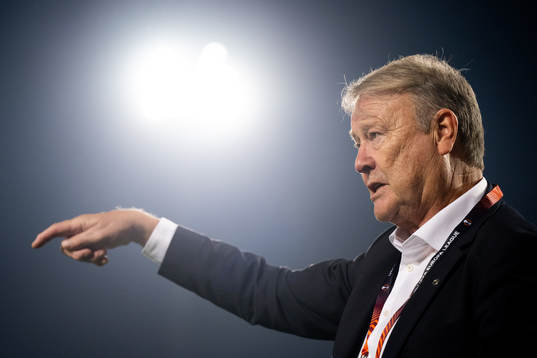 Head coach Åge Hareide of Malmö FF