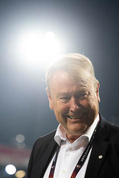 Head coach Åge Hareide of Malmö FF