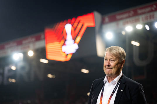 Head coach Åge Hareide of Malmö FF