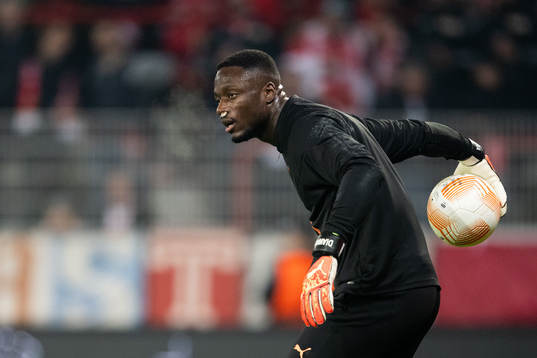Goalkeeper Ismael Diawara of Malmö FF