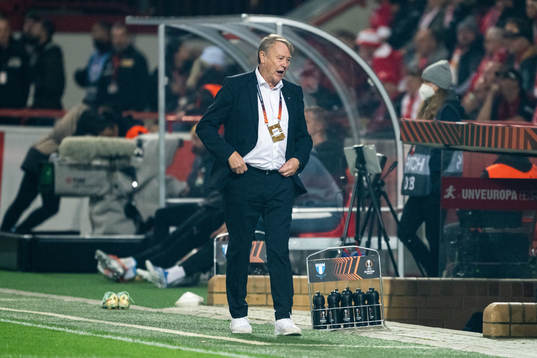 Head coach Åge Hareide of Malmö FF
