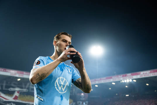 Felix Beijmo of Malmö FF  the UEFA Europa League match