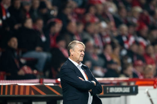 Head coach Åge Hareide of Malmö FF