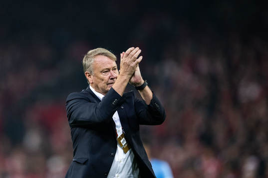 Head coach Åge Hareide of Malmö FF