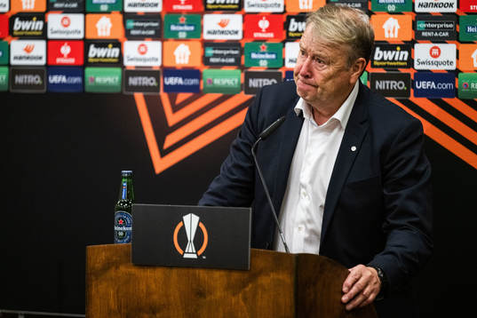 Head coach Åge Hareide of Malmö FF