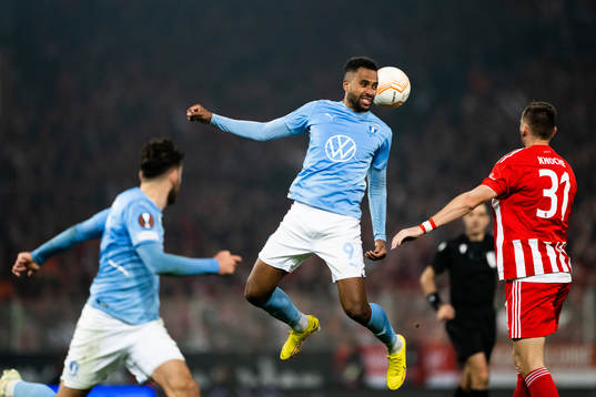 Isaac Kiese Thelin of Malmö FFduring the UEFA Europa