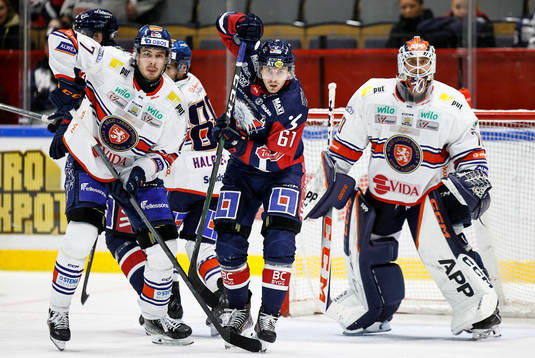 Växjös Hardy Häman Aktell och Linköpings Markus Ljungh