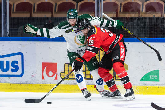 Färjestads Per Åslund och Luleås Pontus Själin