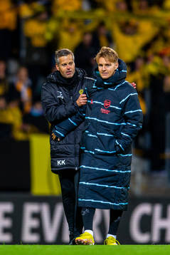 Kjetil Knutsen, head coach of Bodø/Glimt, and Martin