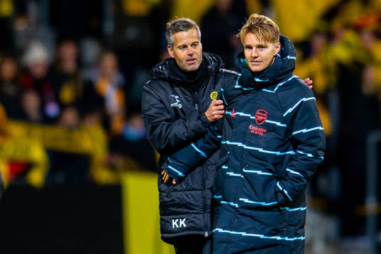 Kjetil Knutsen, head coach of Bodø/Glimt, and Martin