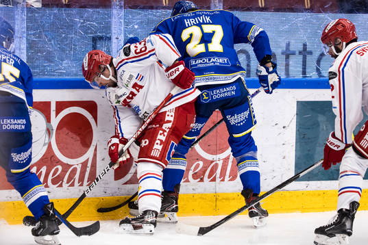 ???under ishockeymatchen i SHL mellan Leksand och Timrå