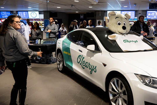 Kvällens matchvärd O Learys
