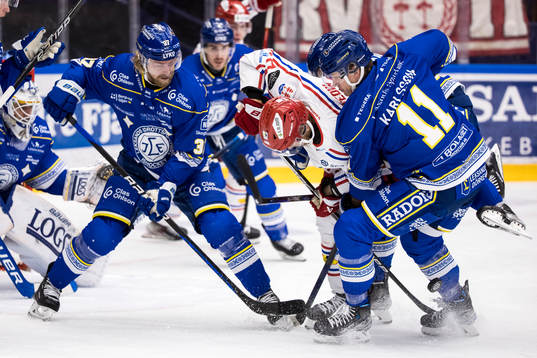 Leksands Anton Lindholm och Leksands Martin Karlsson