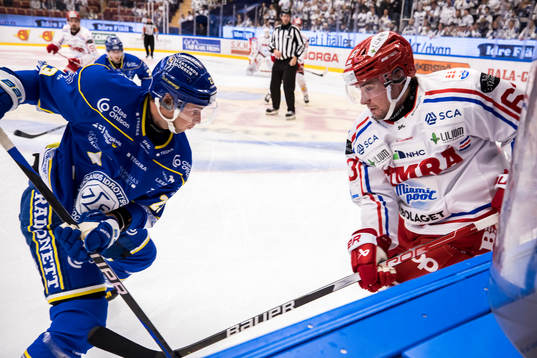 Leksands Mikael Ruohomaa och Timrås Elmeri Eronen