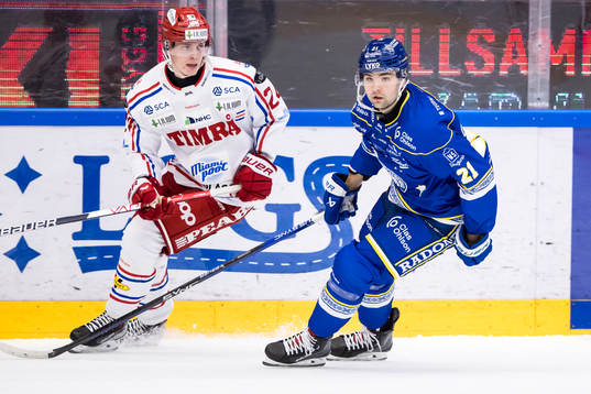 Timrås Erik Walli Walterholm och Leksands John Quenneville