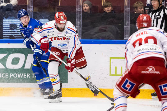 Leksands Kalle Östman och tränare Anders Karlsson