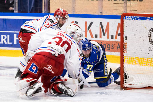 Leksands Anton Lindholm och Timrås Joseph Laleggia och