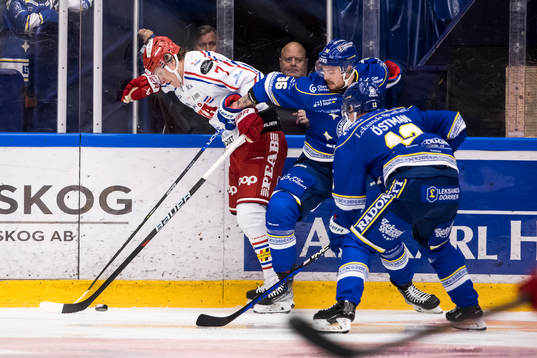 Timrås Jakob Stenqvist och Leksands Lucas Elvenes