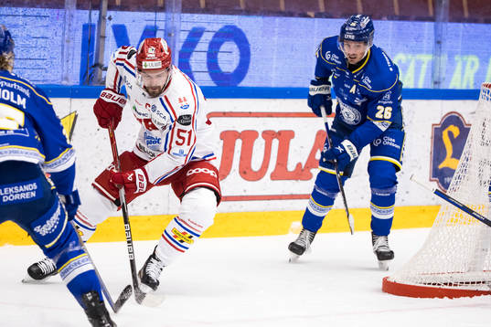 Timrås Anton Lander och Leksands Patrik Noren