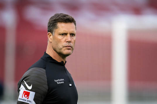 Eskilstuna Uniteds tränare Fredrik Bernhardsson