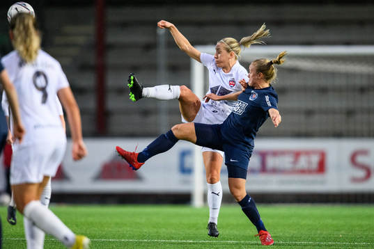 FC Rosengårds Mia Persson och Eskilstuna Uniteds Mia