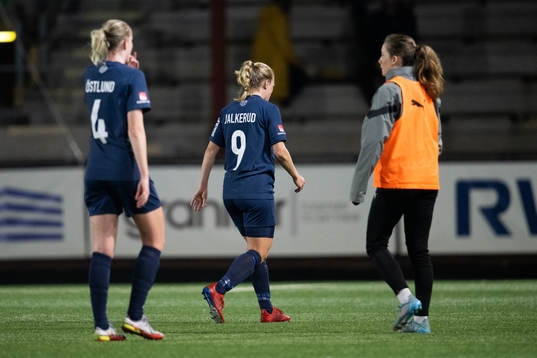 Eskilstuna Uniteds Mia Jalkerud deppar